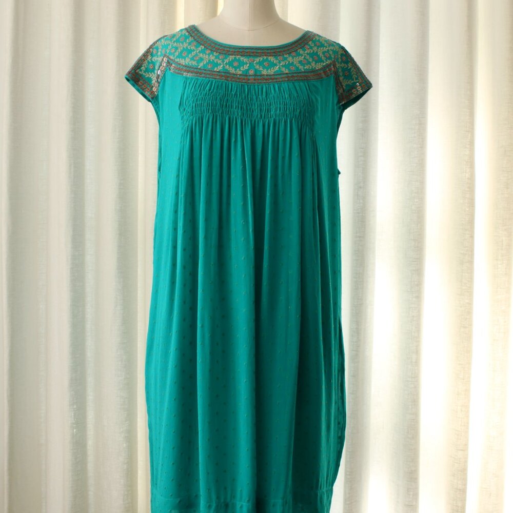 Monsoon Turquoise Shift Dress